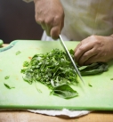 Vegetable cutting at celestino