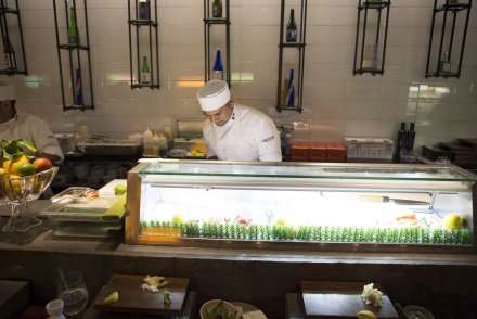 Sushi House Unico Kitchen cook2. Sushi House Unico Staffs on Duty
